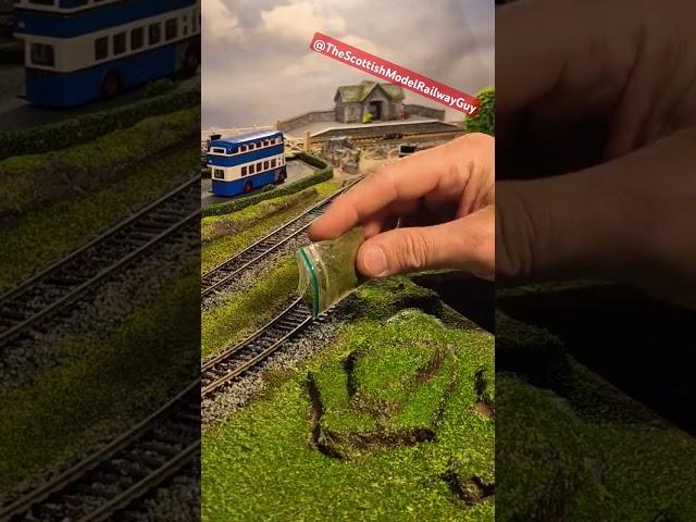 EASY laying of Scatter / Static Grass / Model Railway scenics