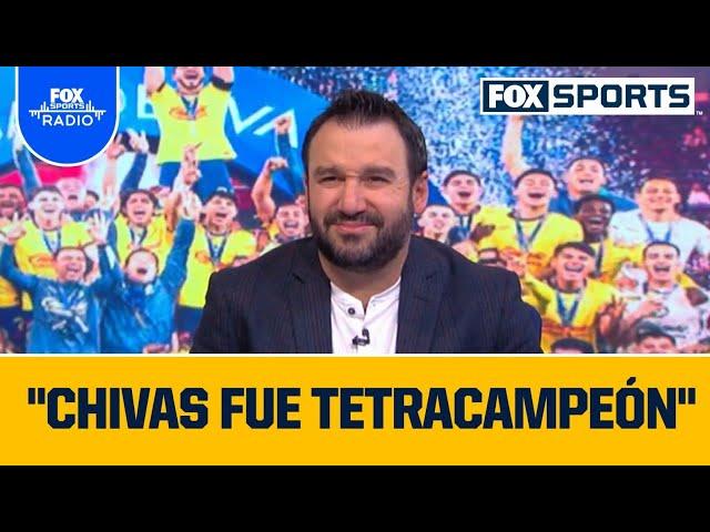 Fernando Cevallos: "Chivas fue tetracampeón en torneos largos... NO EN 6 MESES" | FOX Sports Radio