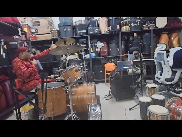 Randomly Jamming Session with Legendary Padmashri Sivamani Sir  #musicislife #grateful