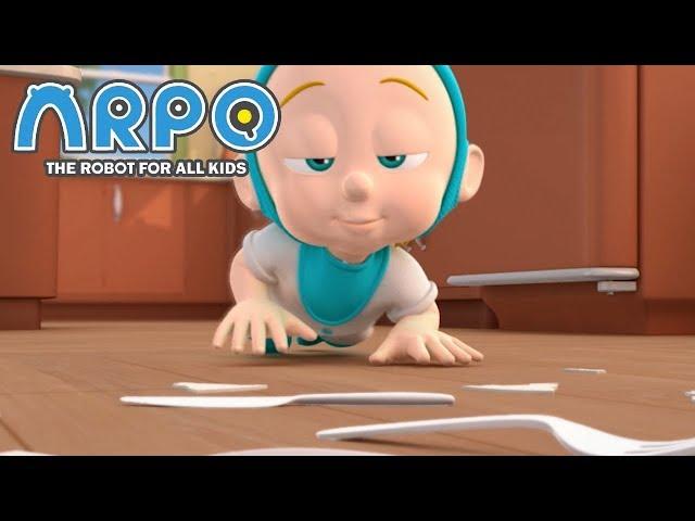 ARPO The Robot For All Kids - Protect the Baby! | | Videos For Kids