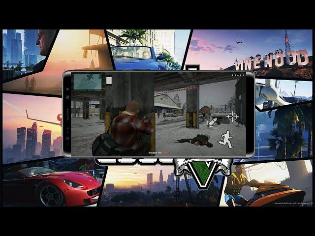 Play GTA 5 on Android Phone 2019 Speak Khmer || លេងហ្គេម GTA 5 នៅលើ Android Phone 2019 (Demo)