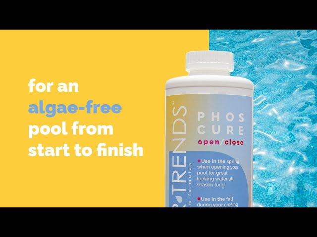 Phos Cure Open/Close: Algae's Enemy for Season-Long Pool Perfection