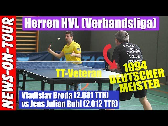 Schmerzen? EGAL! Wenig Kraft aber Taktik! Vladislav Broda (2081 TTR) - Jens Julian Buhl (2012 TTR)