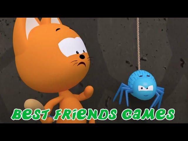 MEOW MEOW KITTY GAMES  BEST FRIENDS GAMES  Playing a game with KOTE