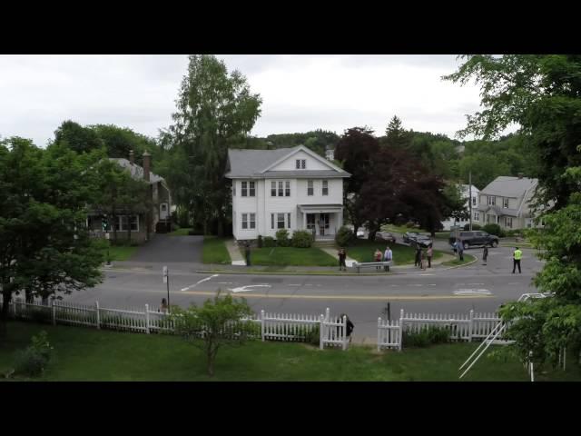 President Obama's Motorcade in Worcester, MA