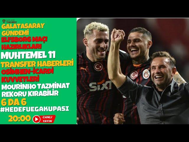 GALATASARAY HABERLERİ / ELFSBORG   MAÇI HAZIRLIKLARI / FENERBAHÇE DAĞILDI / MOURINHO AĞLAMAYA DEVAM