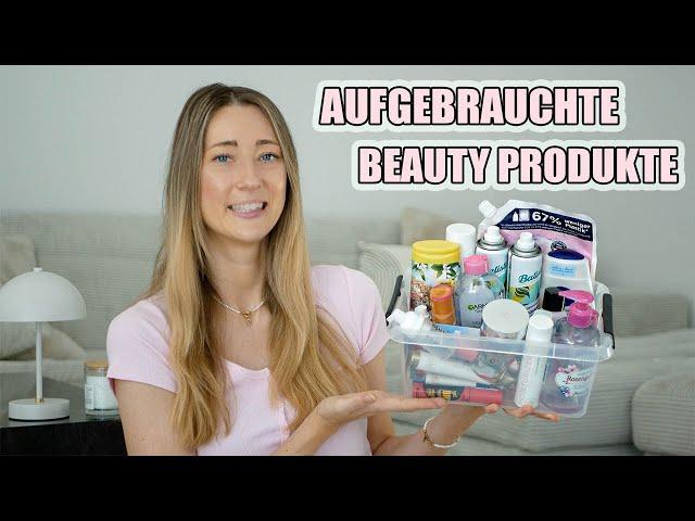 Aufgebrauchte Beauty & Pflege Produkte  Favoriten! I Stefanie Le