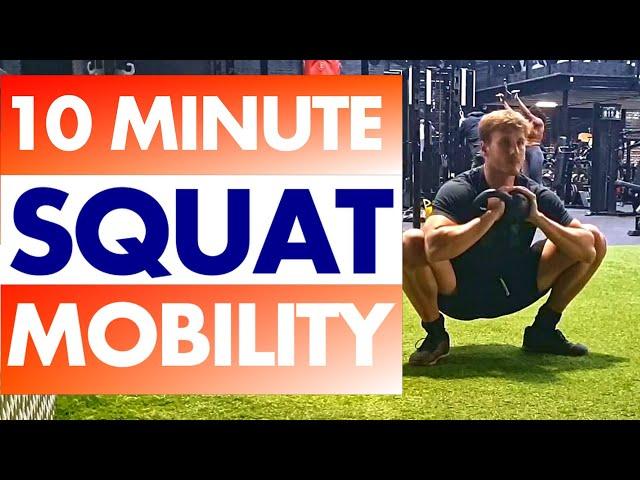 10 Minute Squat Mobility Walk-through [ Axe Rugby ]