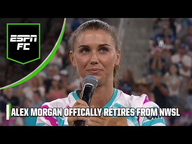 Alex Morgan retires from NWSL 🫶 'From the bottom of my heart, THANK YOU!' | SportsCenter