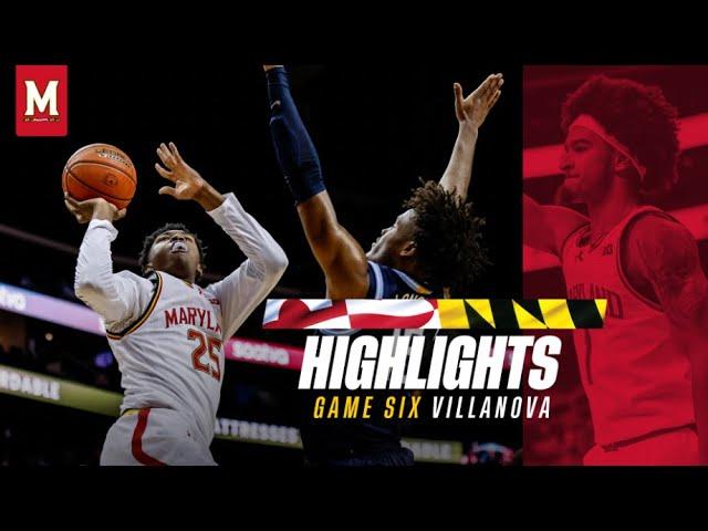 Maryland Men's Basketball Highlights | Maryland 76, Villanova 75