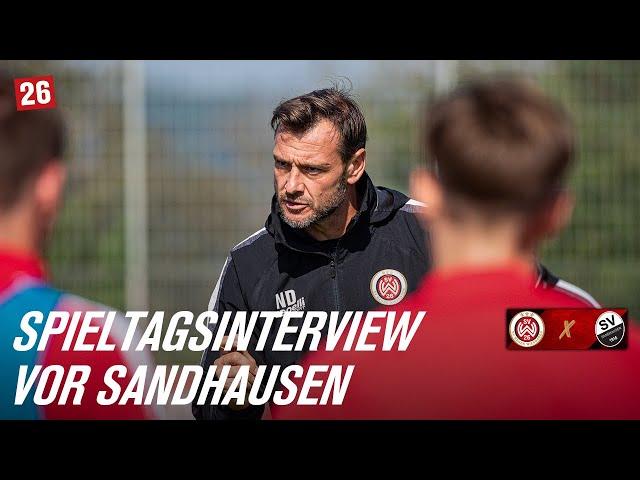 SPIELTAGSINTERVIEW vor SV Wehen Wiesbaden vs. SV Sandhausen | 3. Liga | 6. Spieltag