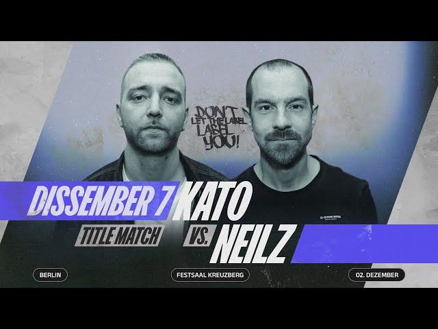 Kato vs Neilz ⎪  TITLE MATCH  ⎪ Rap Battle @ DISSember #7  ⎪ DLTLLY