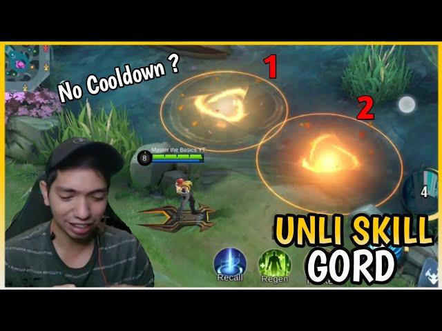 Zero Cooldown Gord with New Emblem | Gord Gameplay | MLBB