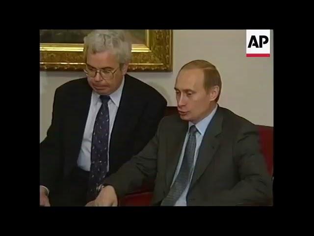 Prime Minister Yoshiro Mori meets President Putin 2000 with Azumanga music