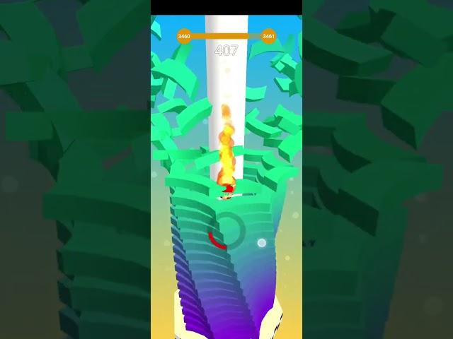 Stack Balls 3D Gameplay Level:- 3460 | Stack Ball #shortsvideo #shortsfeed