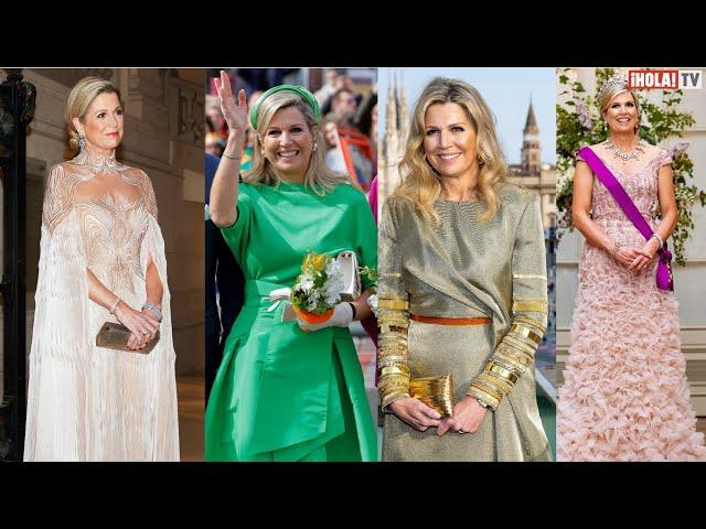 La reina Máxima de Holanda se coronó como la royal más fashion del 2023 | ¡HOLA! TV