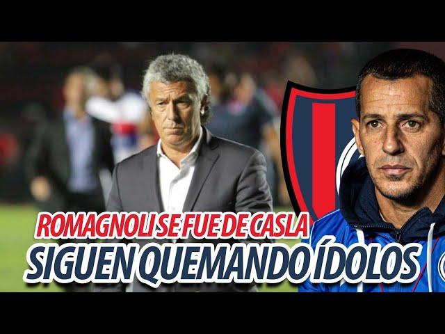 San Lorenzo volvió a quedarse sin DT | Romagnoli se fue por la ventana | Gorosito no tuvo códigos!!