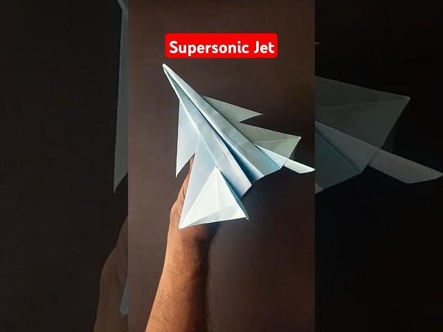 supersonic jet #youtubeshorts #shorts #shortsfeed #paperplane #paper