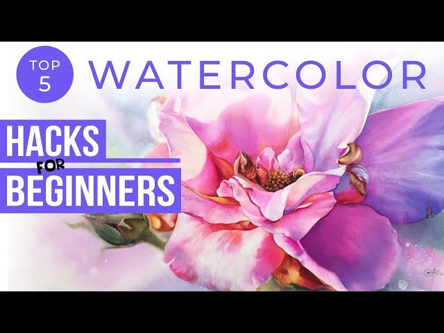 Best watercolor tips every beginner MUST know | watercolor technique | watercolor washes tutorial