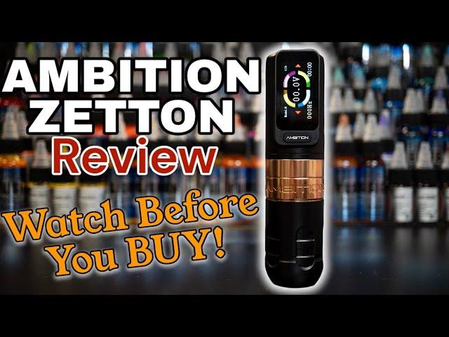 Ambition Zetton Wireless Tattoo Machine Review