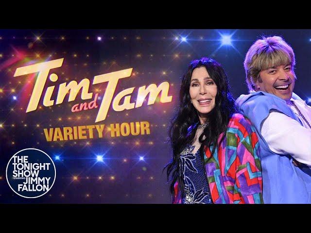 Tim and Tam Variety Hour with Cher | The Tonight Show Starring Jimmy Fallon