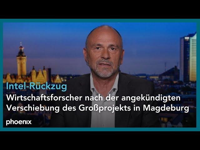 Vorerst keine Chipfabrik: Wirtschaftsforscher Prof. Gropp zu Intel-Rückzug in Sachsen-Anhalt | 17.09