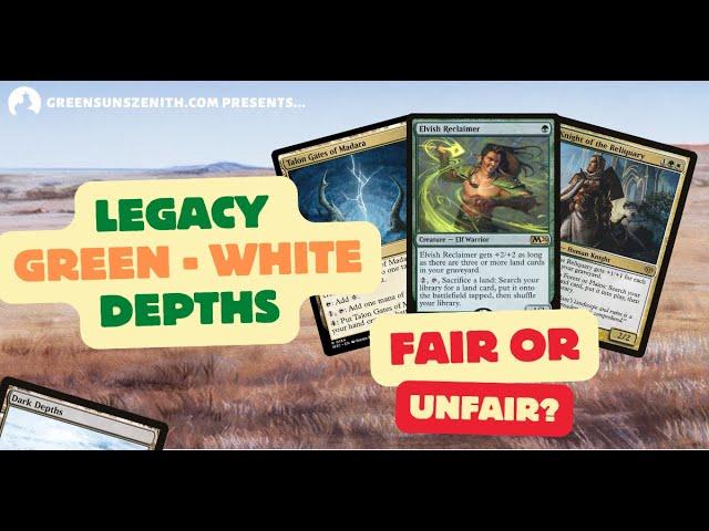 Legacy Green-White Depths could be the BEST Green deck for Eternal Weekend