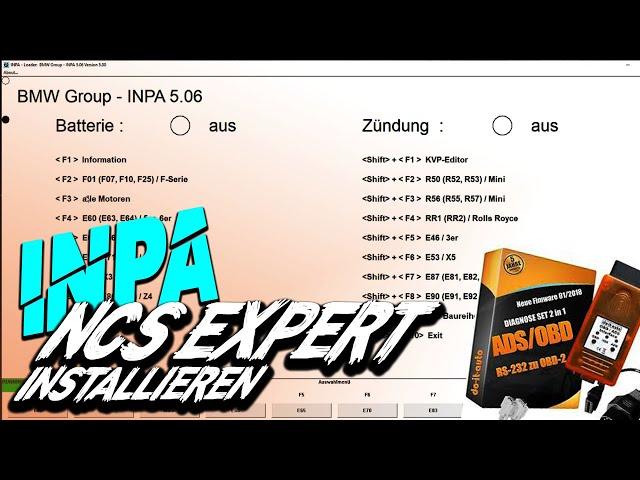 Inpa NCS/Expert Installieren