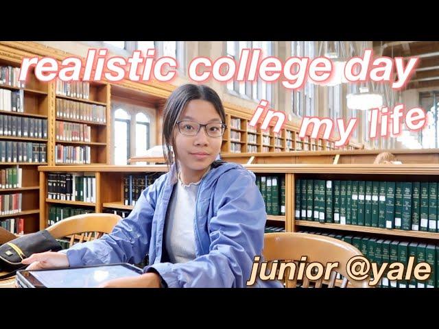 realistic college day in my life | yale university junior year