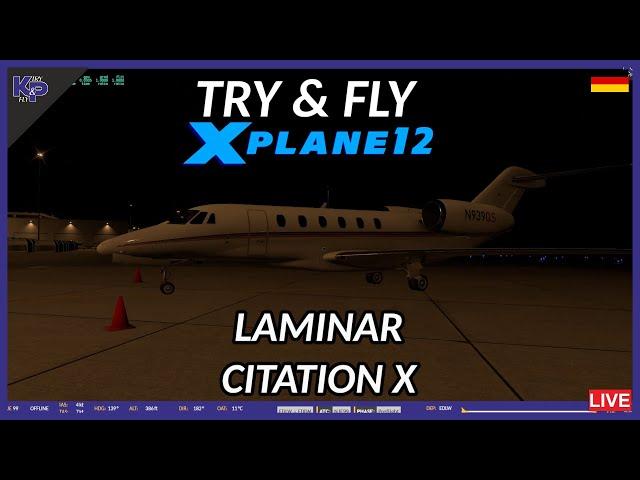 [XP12] TRY&FLY LAMINAR CITATION X (GERMAN)