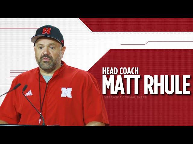 Nebraska Head Coach Matt Rhule USC Game Week Press Conference (11/11/24)