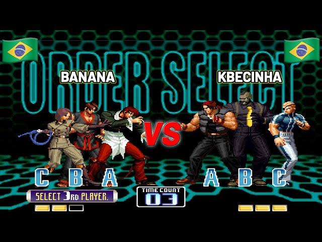 KOF 2002 - BANANA vs KBECINHA  Top Match Brasil