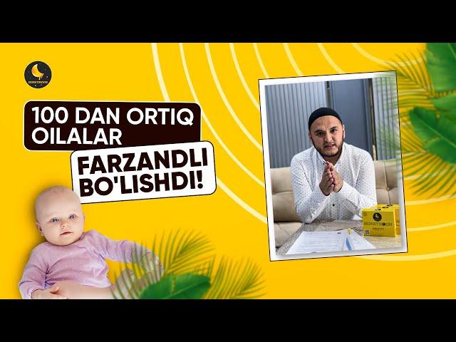 Sardor domladan: 100 dan ortiq oilalar farzandli bo'lishdi #honeymoon #sardordomla