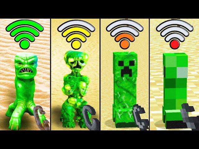 minecraft with different Wi-Fi levels compilation