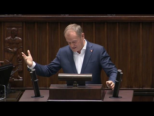 Szok Tusk pojawił się w Sejmie i ciągle mówi o .... PiS-ie! Co z konkretami?