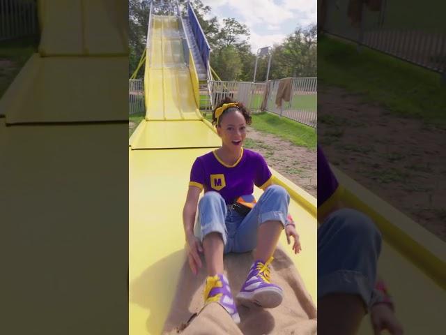 Whooo!! Meekah's Big Yellow Slide! #shorts