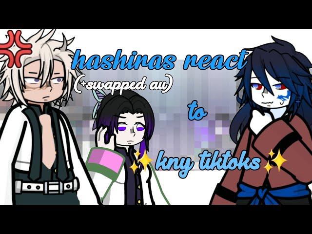 Hashiras react to kny tiktok (+swaped au) (my au) || short || TIKTOKS ARE NOT MINE ||