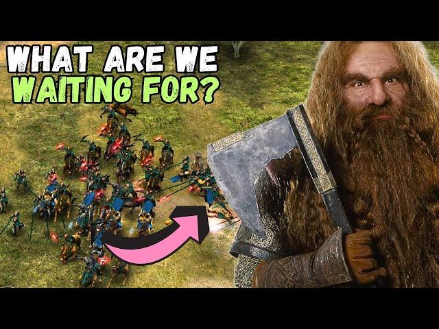 Troll or genius? Gimli rush strategy! | BFME1 Patch 2.22