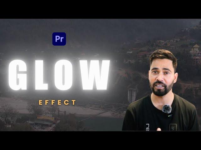 How to create Glow Effect in Premiere Pro  ||Tutorial Hindi || Glowing Text || #premierepro2024