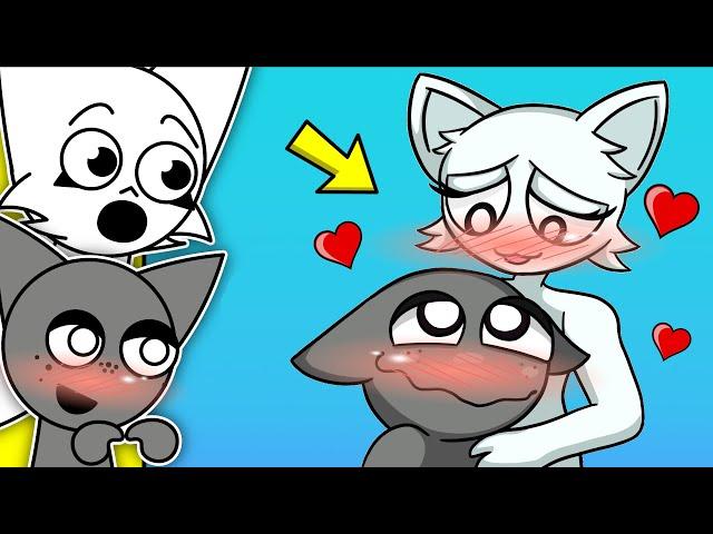 BLACK'S SAD ORIGIN STORY! Reaction | Wenda x Gray | Sprunki react to Incredibox Sprunki Animation