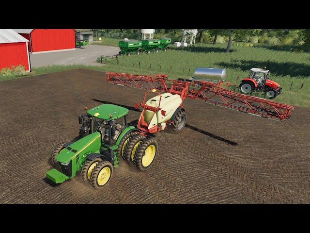 MidWest Horizons Ep#2 | Spraying, Harvest,  | FS19 Timelapse |Farming Simulator 19 Timelapse