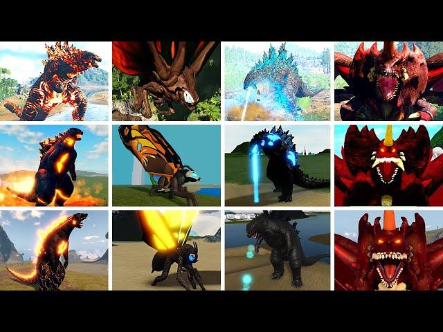 Total KAIJU Ark Survival Mod VS Total KAIJU em Roblox - Comparação 2022