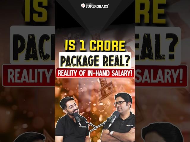 1 Crore CTC vs In-Hand Salary: What's the Real Difference? | Is 1 Crore Package Real | #shorts