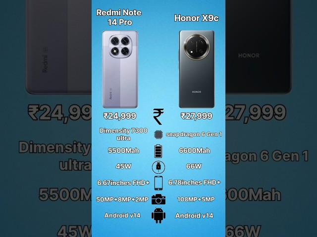 Redmi note 14 Pro ️ Honor x9c #shortvideo #shorts #youtubeshorts #trending #edit