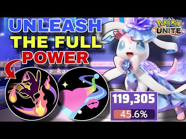 Unleash the Full Power of MYSTICAL FIRE SYLVEON with This Build | Pokemon Unite