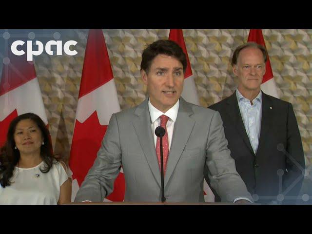 PM Justin Trudeau speaks with reporters in Vientiane, Laos – October 11, 2024