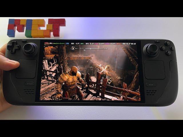 God of War Ragnarok | Steam Deck OLED handheld gameplay | Steam OS