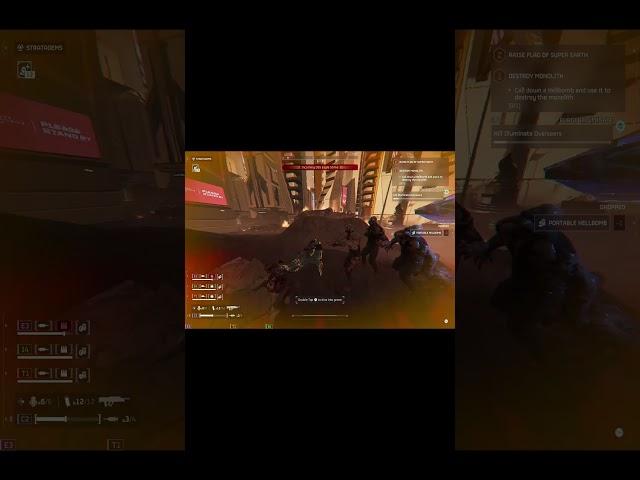 WE PLANT OUR FLAG FOR THE FALLEN! OUR LAST CITY IS STILL STANDING! #helldivers2 #illuminate