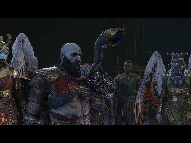 Kratos Blows Heimdall’s Gjallarhorn and Launches Asgard Invasion | God of War Ragnarök