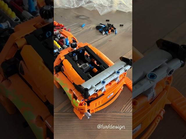 FurfDesign Build Review for Lego Technic 42204 Fast & Furious Toyota Supra MK4 #legocars #legobuild
